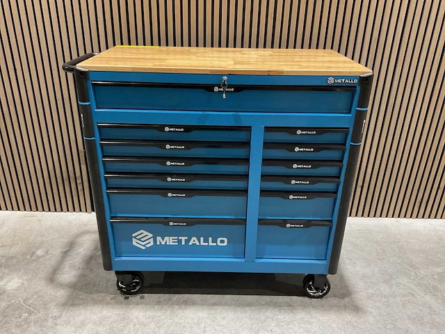 Metallo meta-13hs10g blauw gereedschapswagen - afbeelding 50 van  77