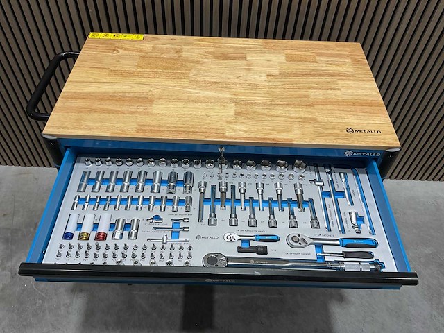 Metallo meta-13hs10g blauw gereedschapswagen - afbeelding 53 van  77