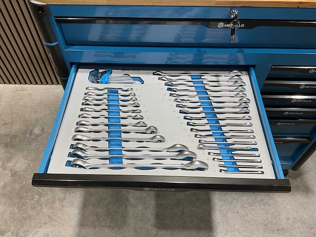 Metallo meta-13hs10g blauw gereedschapswagen - afbeelding 54 van  77