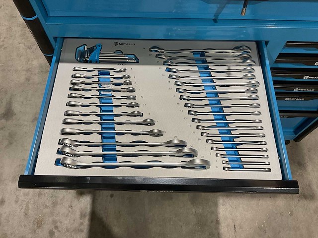 Metallo meta-13hs10g blauw gereedschapswagen - afbeelding 44 van  77