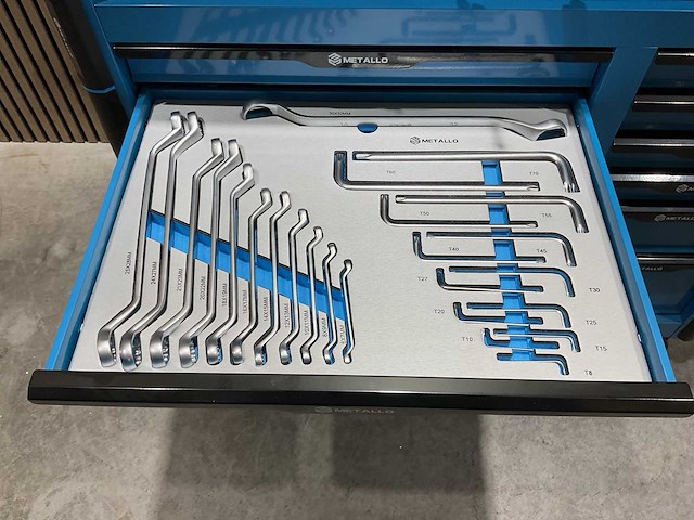 Metallo meta-13hs10g blauw gereedschapswagen - afbeelding 56 van  77