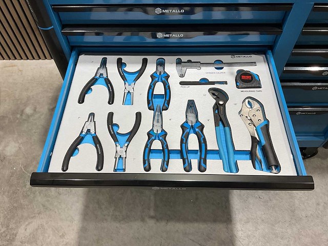 Metallo meta-13hs10g blauw gereedschapswagen - afbeelding 57 van  77
