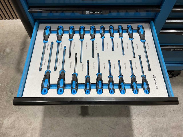 Metallo meta-13hs10g blauw gereedschapswagen - afbeelding 58 van  77