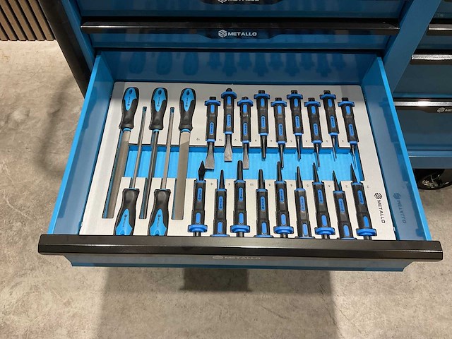 Metallo meta-13hs10g blauw gereedschapswagen - afbeelding 59 van  77