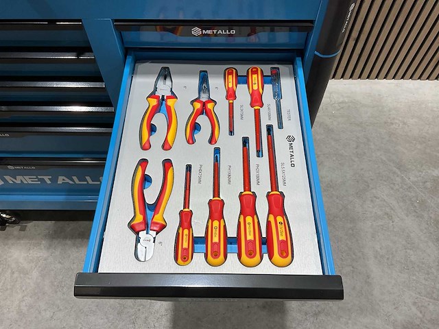 Metallo meta-13hs10g blauw gereedschapswagen - afbeelding 62 van  77