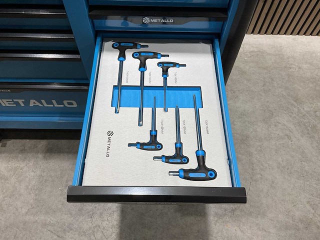 Metallo meta-13hs10g blauw gereedschapswagen - afbeelding 64 van  77
