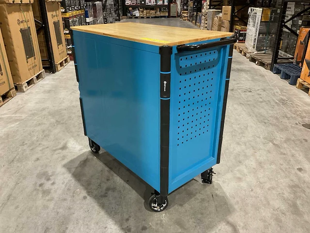 Metallo meta-13hs10g blauw transportschade gereedschapswagen - afbeelding 17 van  26