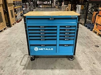 Metallo meta-13hs10g blauw transportschade gereedschapswagen - afbeelding 21 van  26