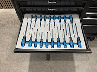 Metallo meta-13hs10g zwart gereedschapswagen - afbeelding 2 van  78