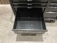 Metallo meta-13hs10g zwart gereedschapswagen - afbeelding 4 van  78