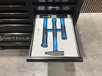 Metallo meta-13hs10g zwart gereedschapswagen - afbeelding 7 van  78