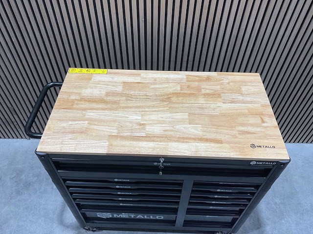 Metallo meta-13hs10g zwart gereedschapswagen - afbeelding 11 van  78