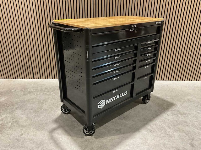 Metallo meta-13hs10g zwart gereedschapswagen - afbeelding 13 van  78
