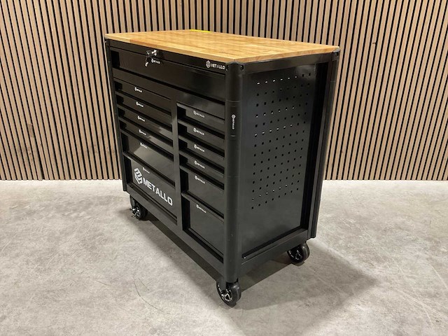 Metallo meta-13hs10g zwart gereedschapswagen - afbeelding 19 van  78