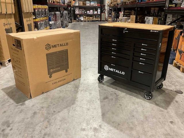 Metallo meta-13hs10g zwart gereedschapswagen - afbeelding 20 van  78