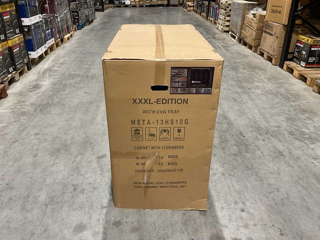 Metallo meta-13hs10g zwart gereedschapswagen - afbeelding 22 van  78