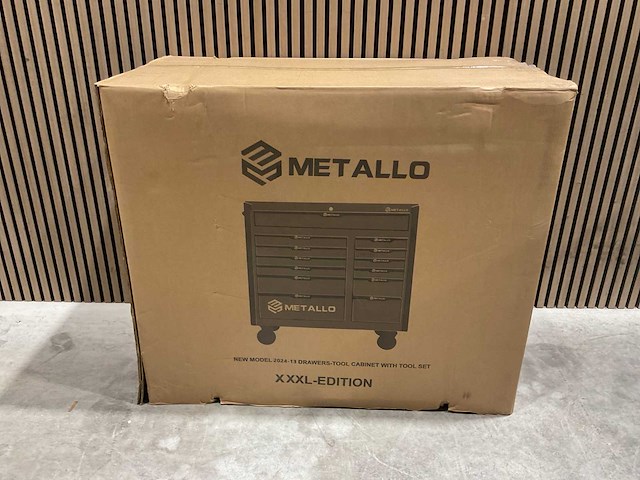 Metallo meta-13hs10g zwart gereedschapswagen - afbeelding 12 van  78