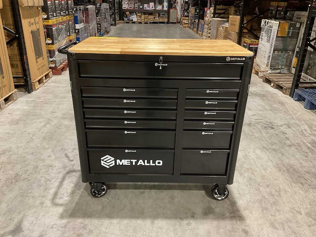 Metallo meta-13hs10g zwart gereedschapswagen - afbeelding 24 van  78