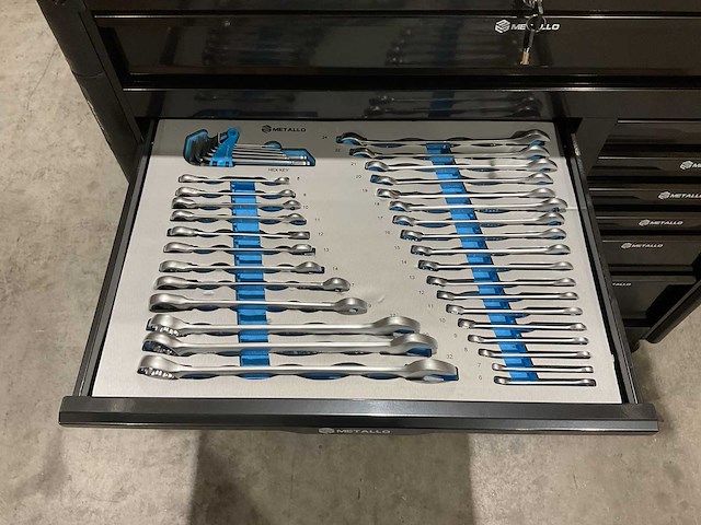 Metallo meta-13hs10g zwart gereedschapswagen - afbeelding 27 van  78