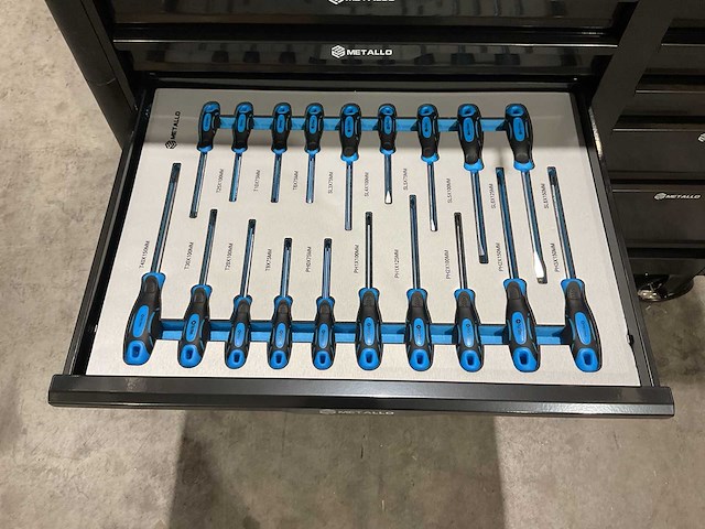 Metallo meta-13hs10g zwart gereedschapswagen - afbeelding 30 van  78
