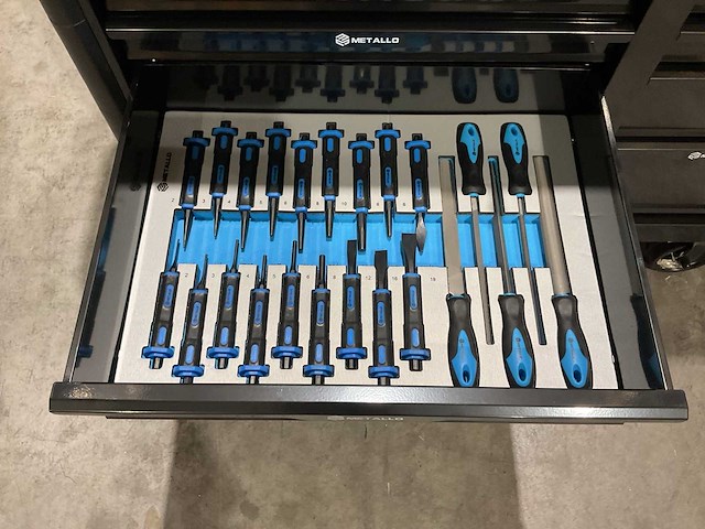 Metallo meta-13hs10g zwart gereedschapswagen - afbeelding 31 van  78