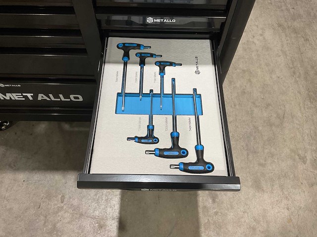 Metallo meta-13hs10g zwart gereedschapswagen - afbeelding 37 van  78