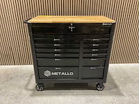 Metallo meta-13hs10g zwart gereedschapswagen - afbeelding 34 van  78