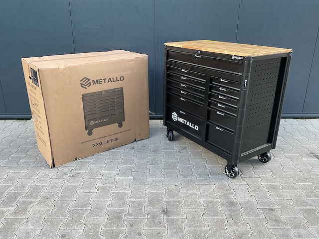 Metallo meta-13hs10g zwart gereedschapswagen - afbeelding 49 van  78