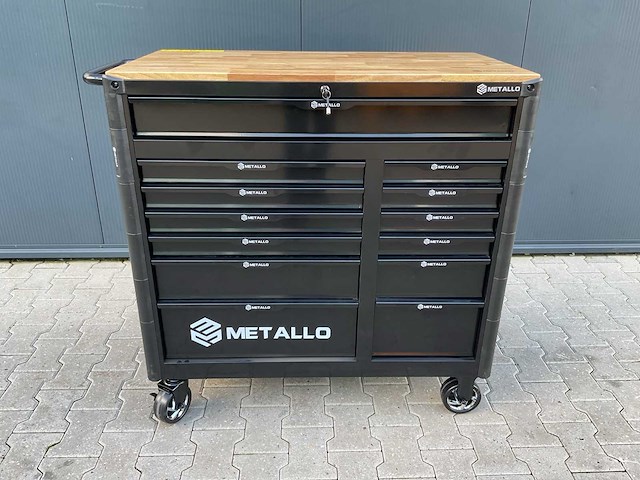 Metallo meta-13hs10g zwart gereedschapswagen - afbeelding 52 van  78