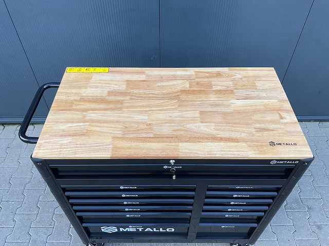 Metallo meta-13hs10g zwart gereedschapswagen - afbeelding 53 van  78