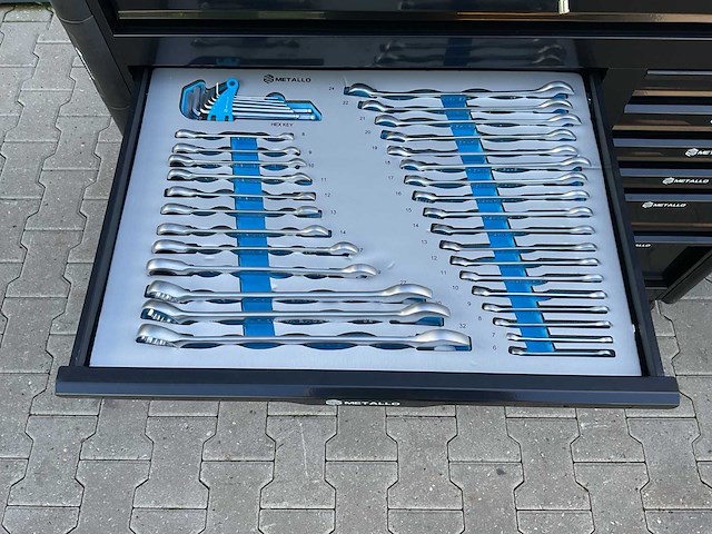 Metallo meta-13hs10g zwart gereedschapswagen - afbeelding 57 van  78