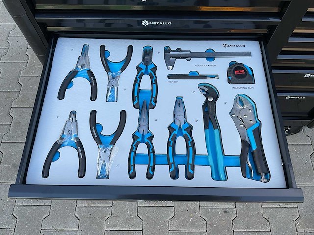 Metallo meta-13hs10g zwart gereedschapswagen - afbeelding 59 van  78
