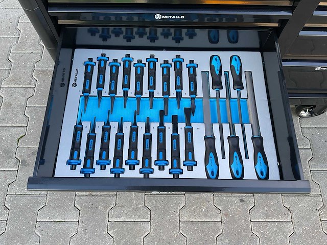 Metallo meta-13hs10g zwart gereedschapswagen - afbeelding 61 van  78