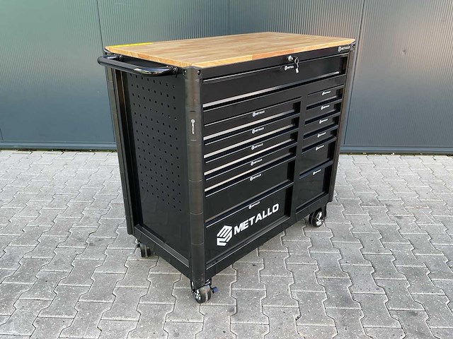 Metallo meta-13hs10g zwart gereedschapswagen - afbeelding 70 van  78