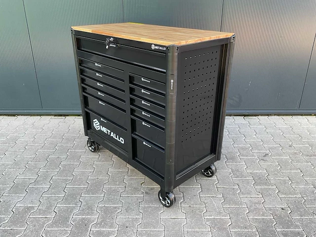 Metallo meta-13hs10g zwart gereedschapswagen - afbeelding 78 van  78