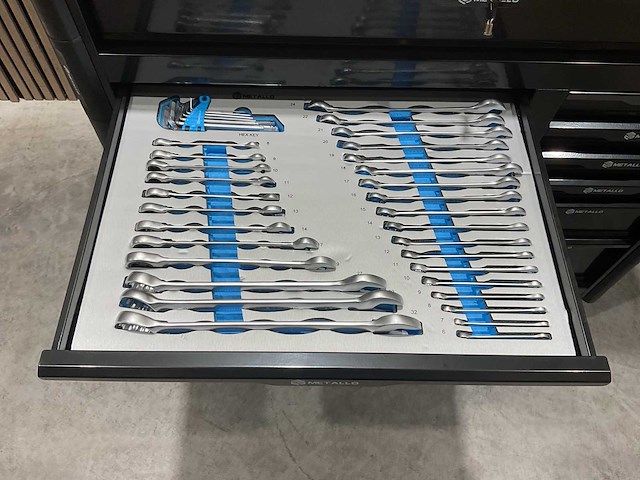 Metallo meta-13hs10g zwart gereedschapswagen - afbeelding 67 van  78