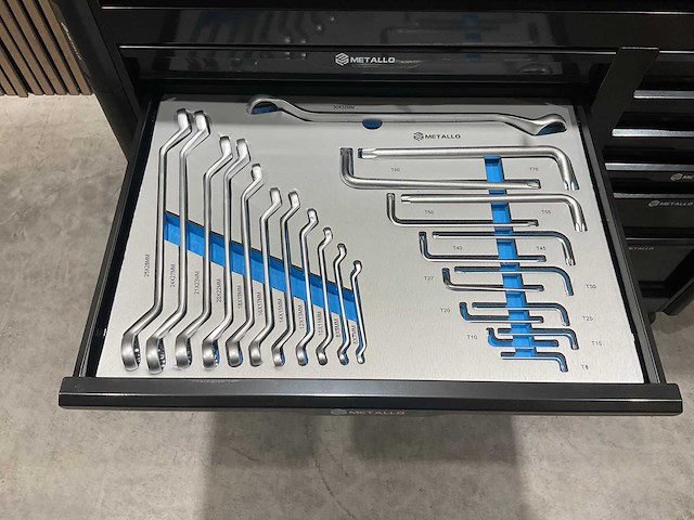 Metallo meta-13hs10g zwart gereedschapswagen - afbeelding 71 van  78