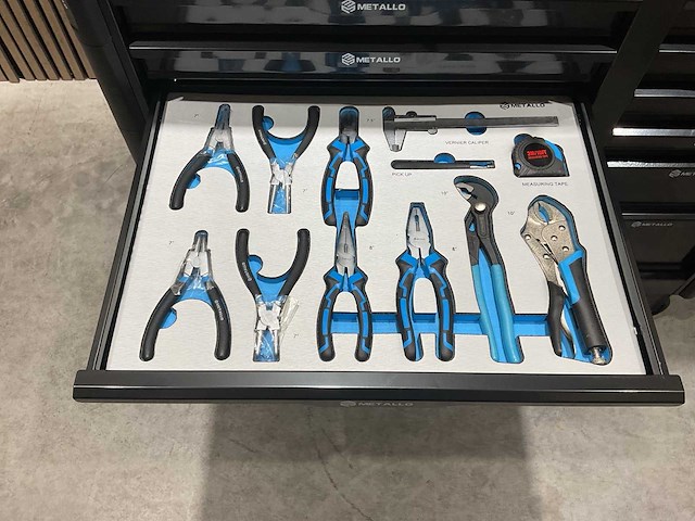 Metallo meta-13hs10g zwart gereedschapswagen - afbeelding 72 van  78