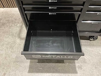 Metallo meta-13hs10g zwart gereedschapswagen - afbeelding 4 van  78