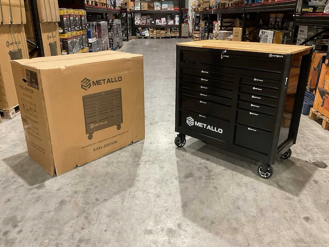 Metallo meta-13hs10g zwart gereedschapswagen - afbeelding 20 van  78