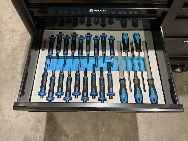 Metallo meta-13hs10g zwart gereedschapswagen - afbeelding 31 van  78
