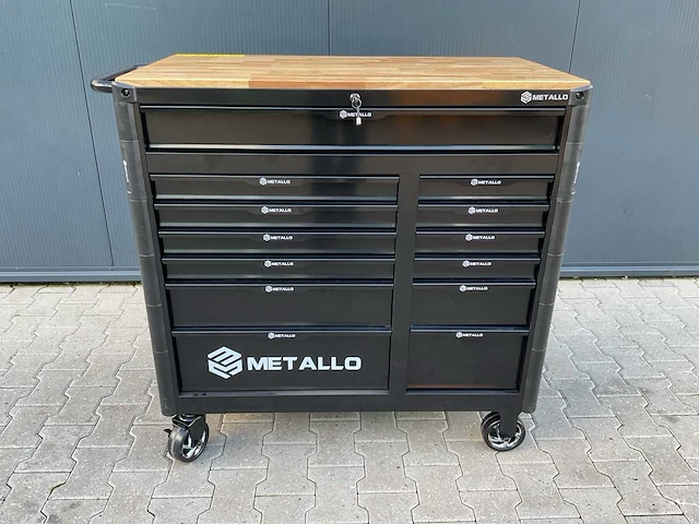Metallo meta-13hs10g zwart gereedschapswagen - afbeelding 52 van  78