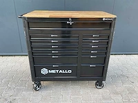 Metallo meta-13hs10g zwart gereedschapswagen - afbeelding 52 van  78
