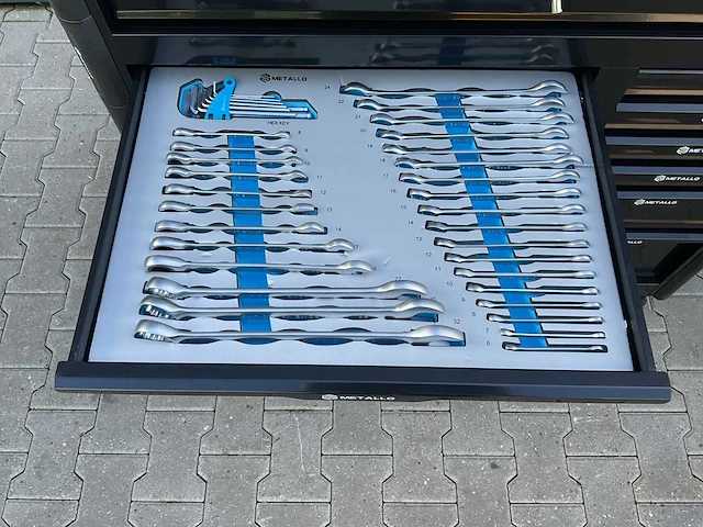 Metallo meta-13hs10g zwart gereedschapswagen - afbeelding 57 van  78