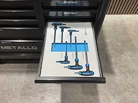 Metallo meta-13hs10g zwart gereedschapswagen - afbeelding 8 van  78