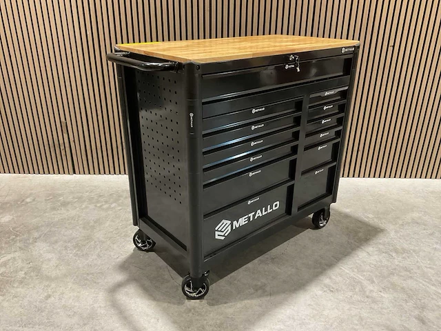 Metallo meta-13hs10g zwart gereedschapswagen - afbeelding 13 van  78