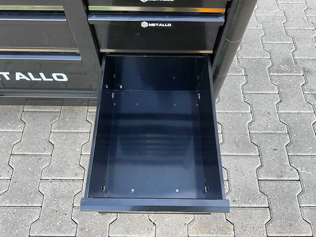 Metallo meta-13hs10g zwart gereedschapswagen - afbeelding 14 van  21