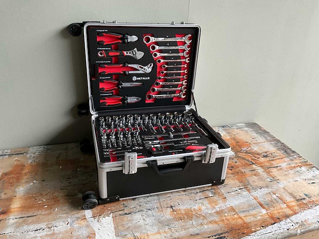 Metallo meta 202w gereedschapskoffer gevuld - afbeelding 2 van  11