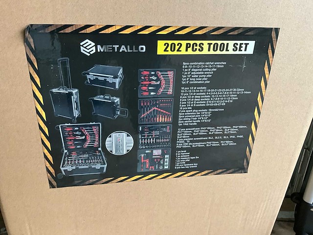 Metallo meta 202w gereedschapskoffer gevuld - afbeelding 7 van  11