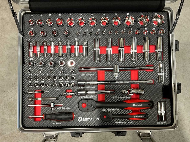 Metallo meta-202w gereedschapskoffer - afbeelding 8 van  22